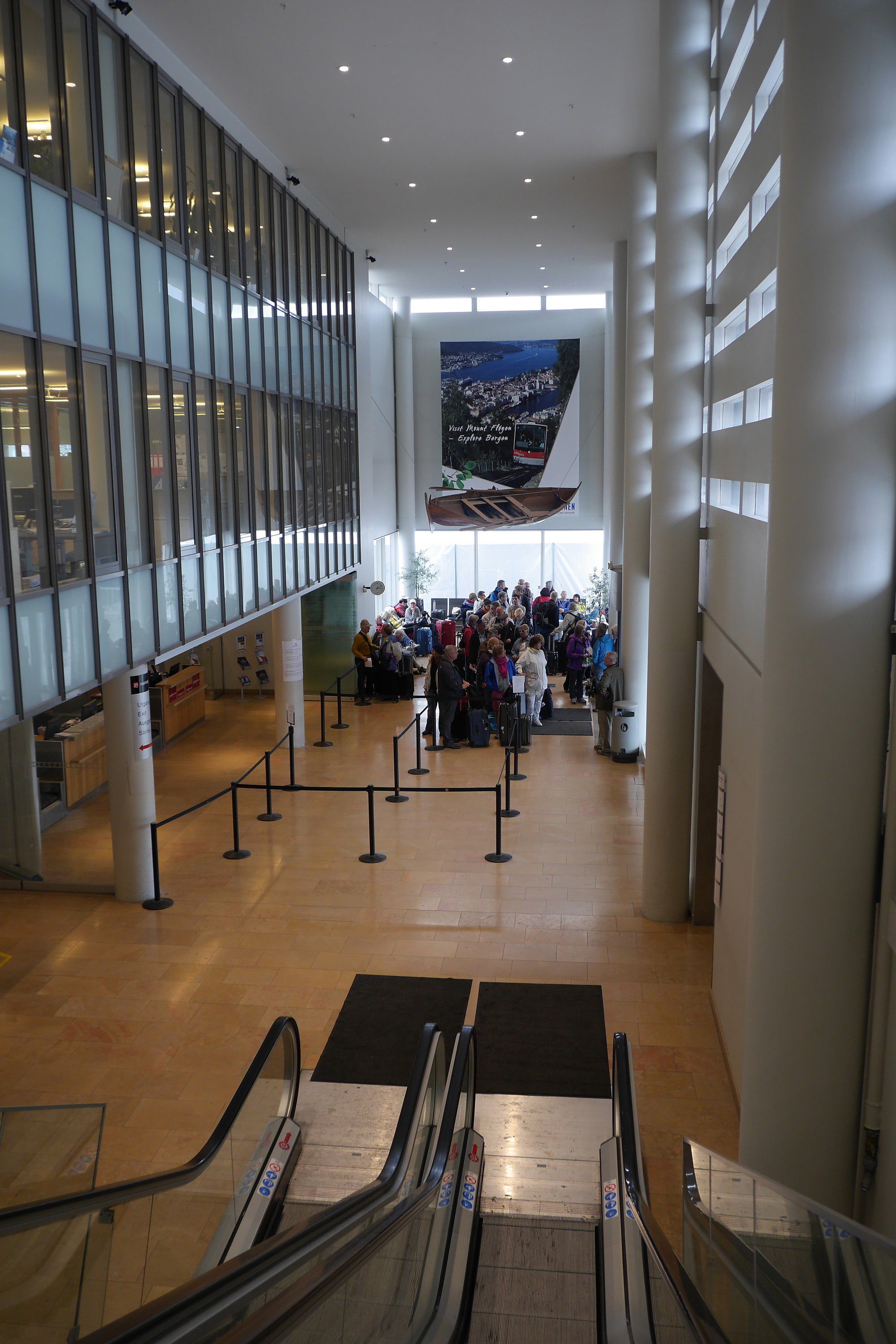 Checkin bei Hurtigruten